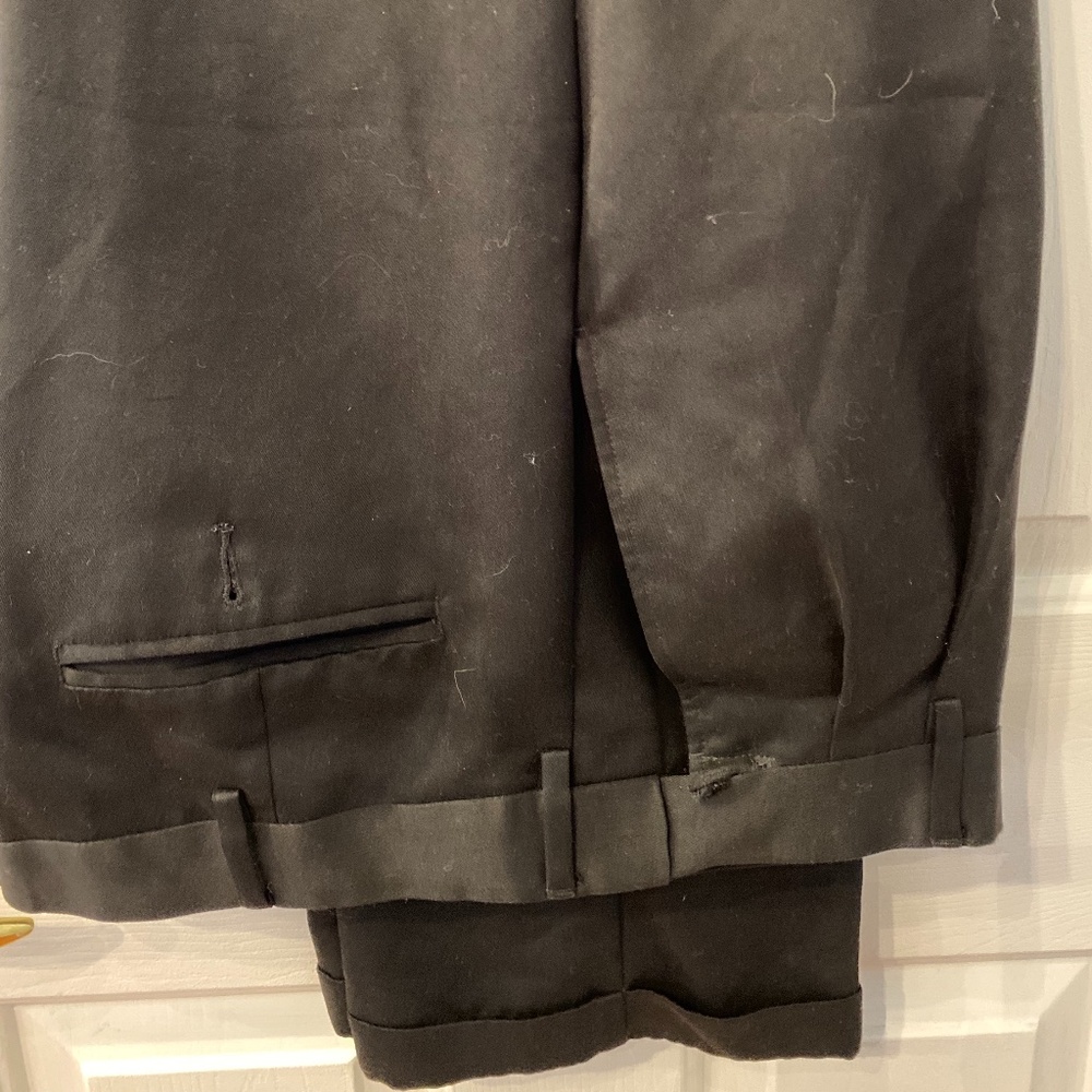 Men's black slacks